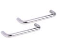 Handle, 129mm, Stainless Steel, Silver, Pack of 2 pieces